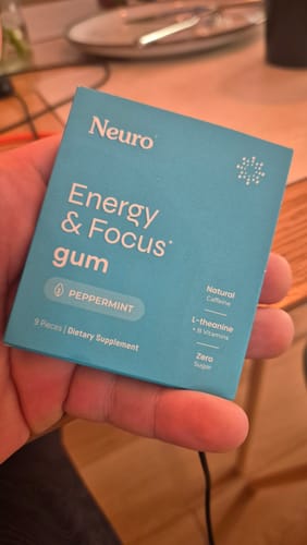 Customer photo review of Energy & Focus Gum