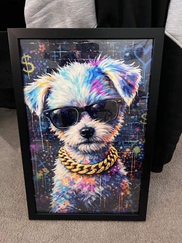 Customer photo review of Personalised Poster - Street Art Graffiti