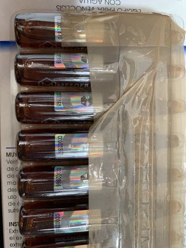 Customer photo review of COCTEL ULTRA REDUCTIVO EXTREMO | Mesoterapia