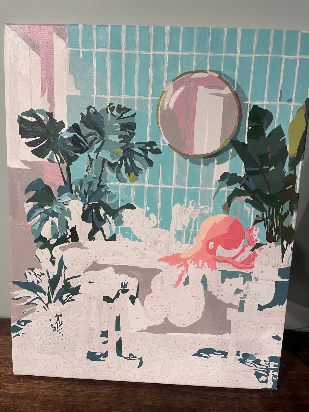 Customer photo review of Octo bath | Paint by Number