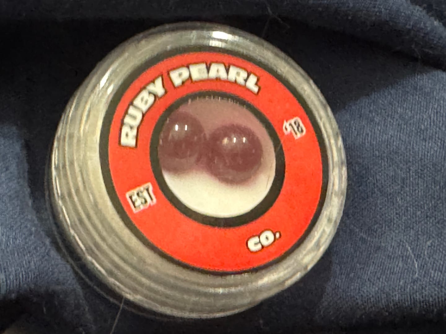Customer photo review of 6mm Ruby Terp Pearls