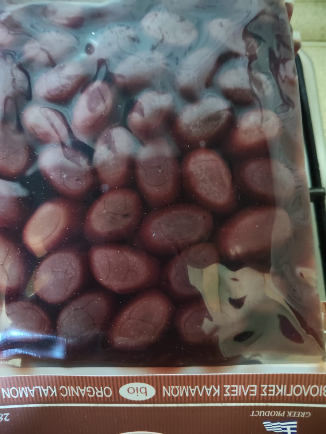 Customer photo review of Organic Whole Kalamata Olives – Premium Greek Selection (280g)