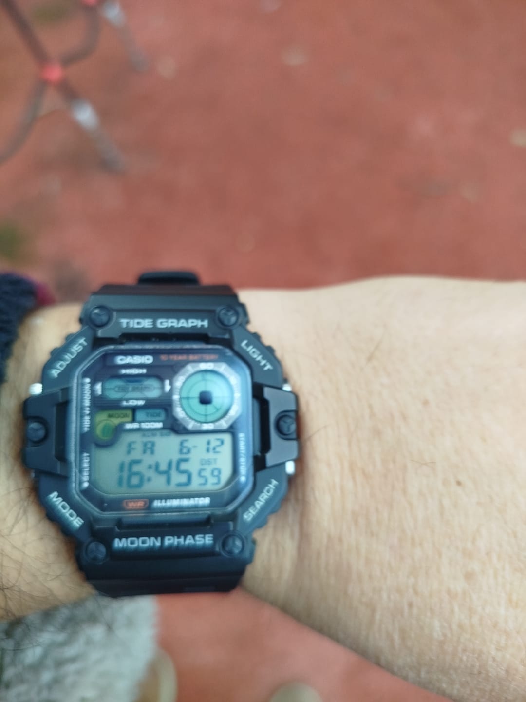 Customer photo review of Reloj Casio Vintage WS-1700H-1AV Tide Graph Moonphase