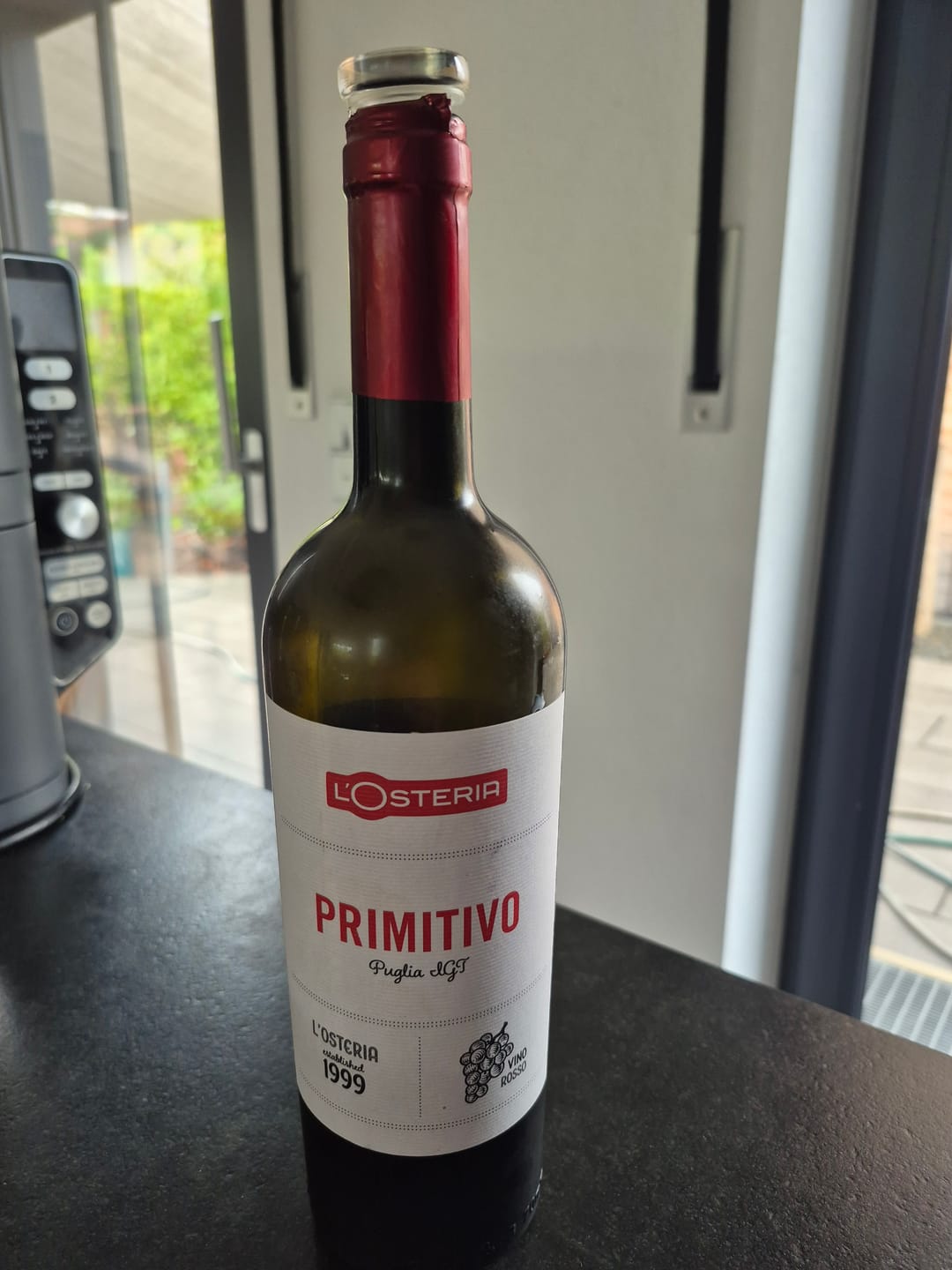Customer photo review of L'Osteria Primitivo Puglia, 6 Fl. | alc. 13%