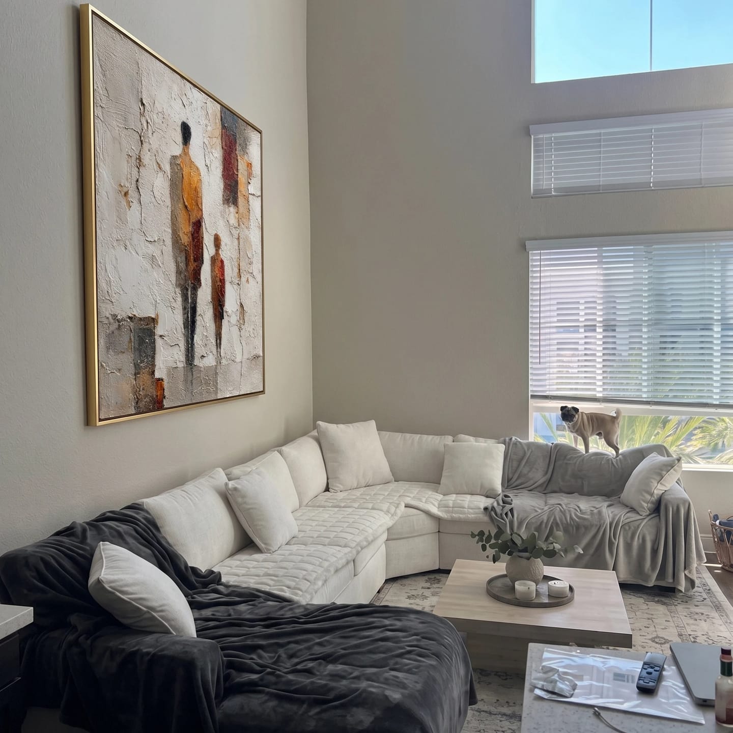 Customer photo review of Japandi Wall Art ｜ Silent-Kin-Spire-II
