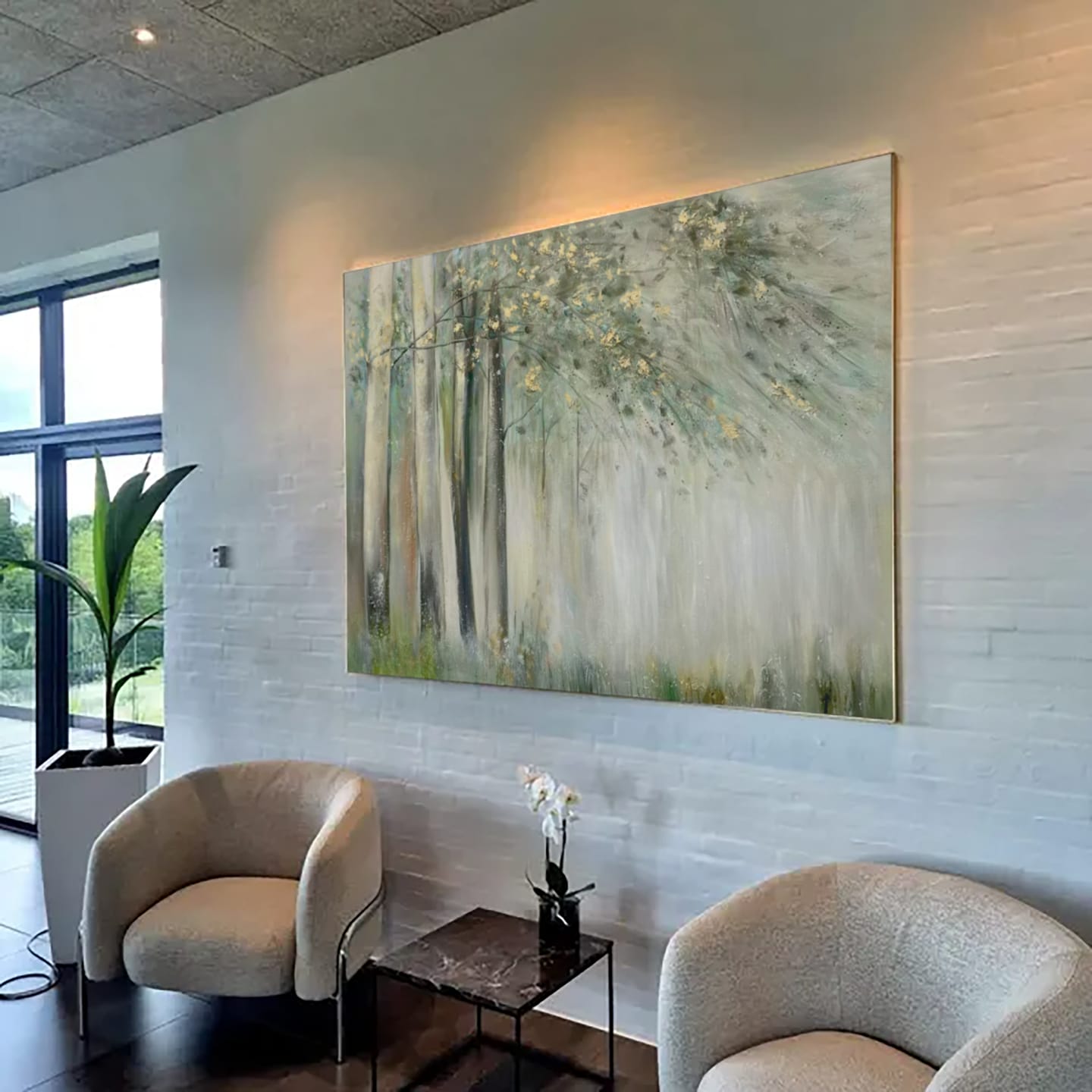 Customer photo review of Tree Textured Painting Canvas #TP027
