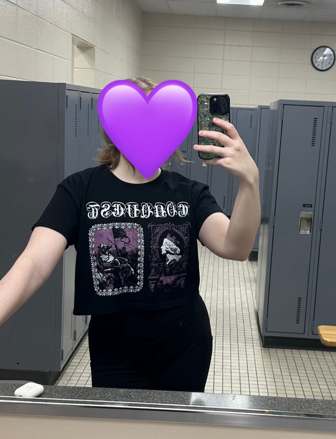 Customer photo review of Conquest Crop Tee - The Four Horsemen