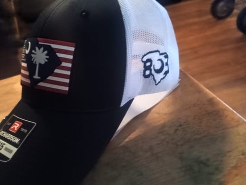 Customer photo review of Richardson 115 South Carolina 803 Patriotic Low Profile Trucker Hat
