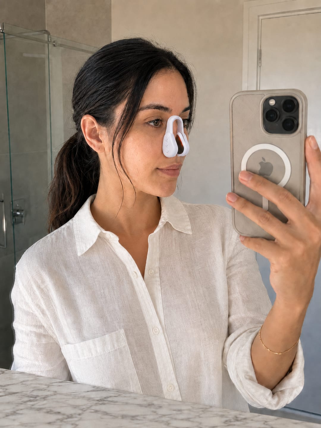 Customer photo review of Velixa Nose Sculpting Device