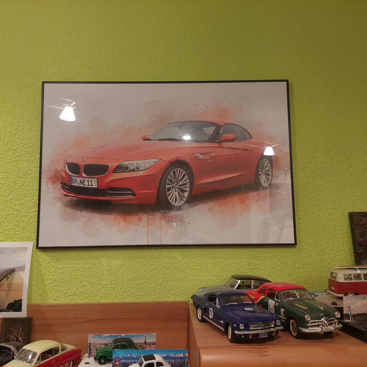 Customer photo review of Dein Auto als Kunstwerk – mit Live-Vorschau, als Poster oder Leinwand