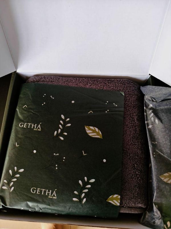 Customer photo review of Getha Lux Towel - Dark Grey