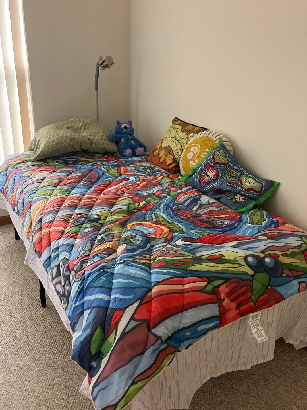 Customer photo review of Limited Edition Charvana Fishe x Rumpl Puffy Blanket