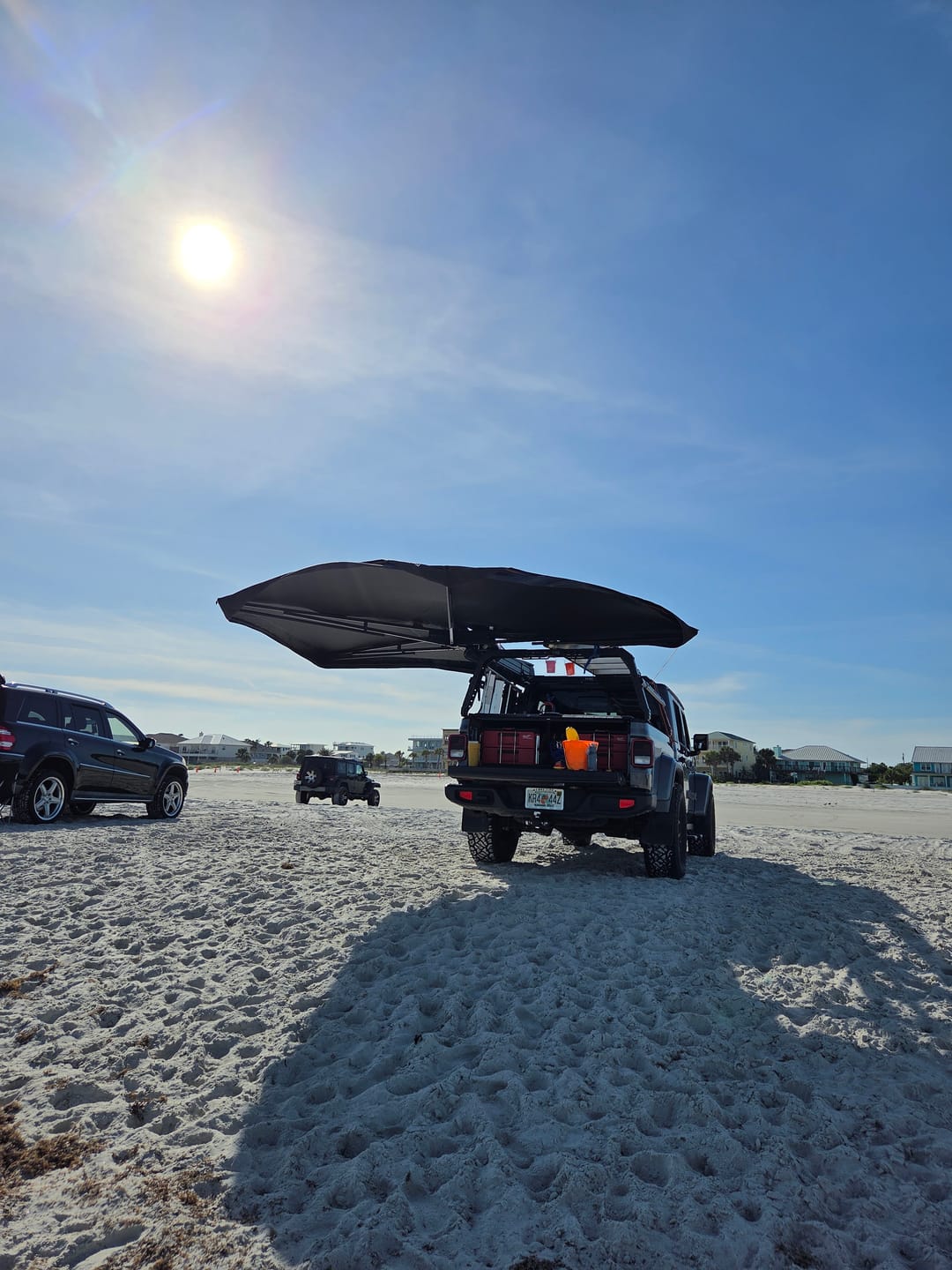 Customer photo review of OPENROAD 270 Free Standing Awning for Camping-Trail Series