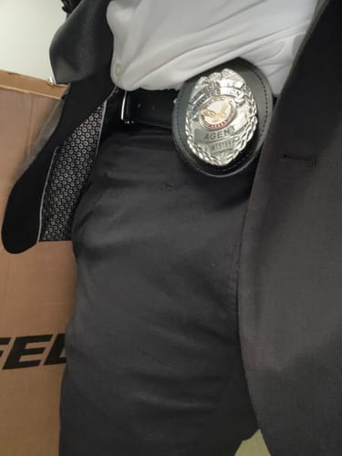 Customer photo review of Customizable Badge BA01