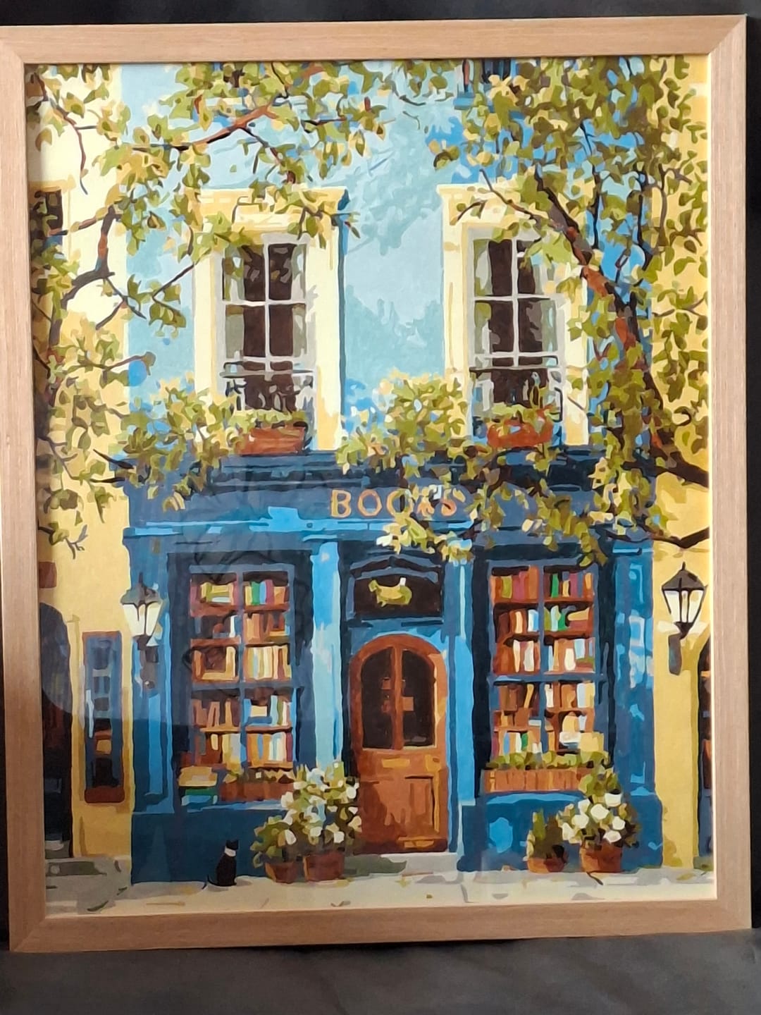 Customer photo review of Malen nach Zahlen - Die blaue Buchhandlung