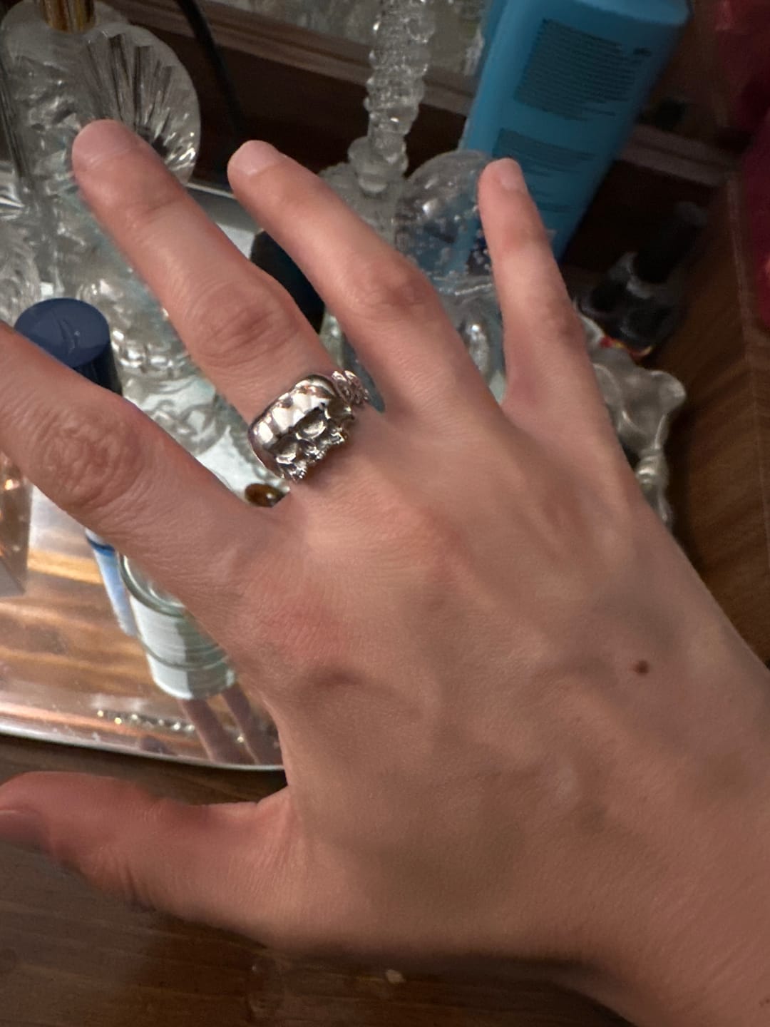 Customer photo review of TRIPLE THREAT RING