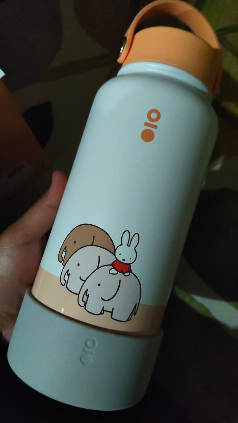 Customer photo review of Miffy Daily Ace Bottle Mega