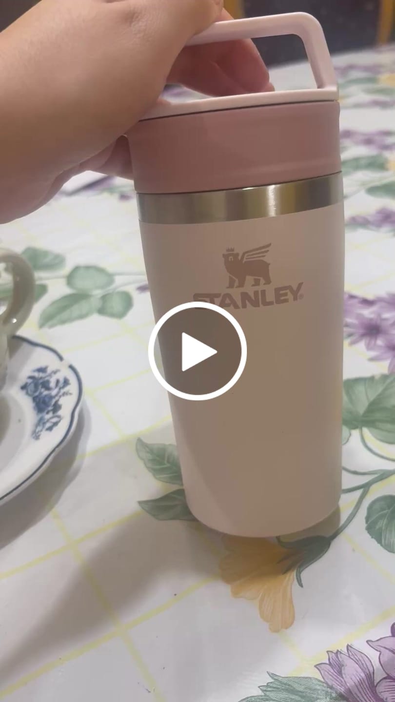 Customer video review of Mug Café To Go Rosa Palo | 354 ml