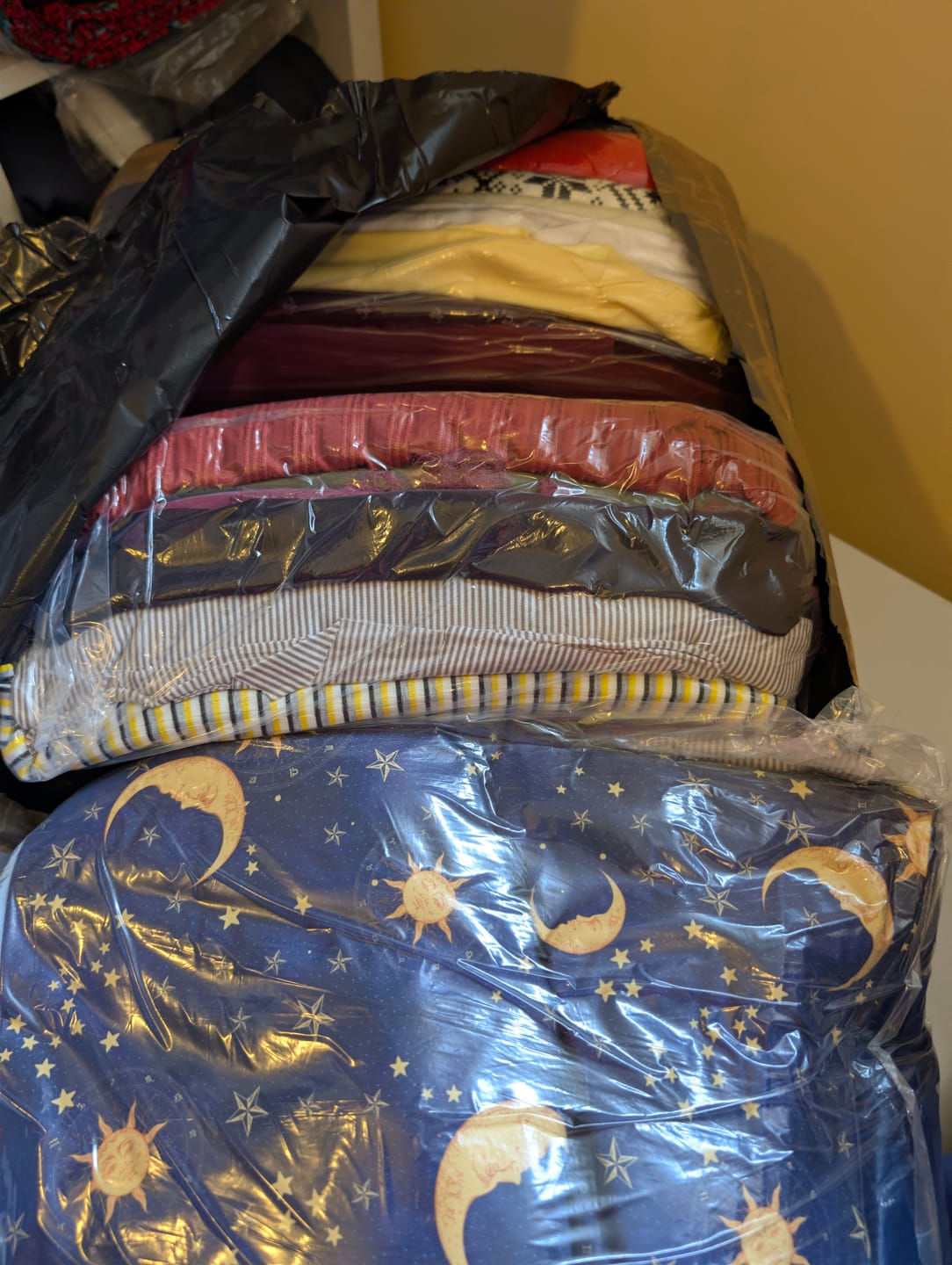 Customer photo review of 3 Metre Mystery 50p Fabric