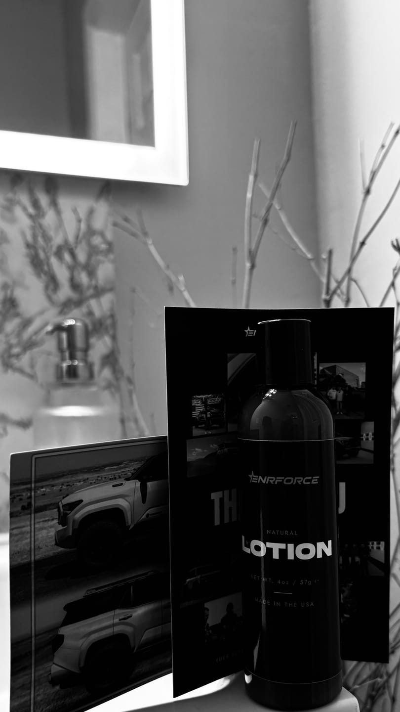 Customer photo review of Enrforce Natural Lotion