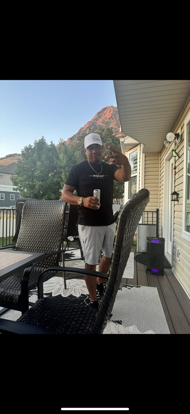 Customer photo review of Work Hard Play Harder Tee