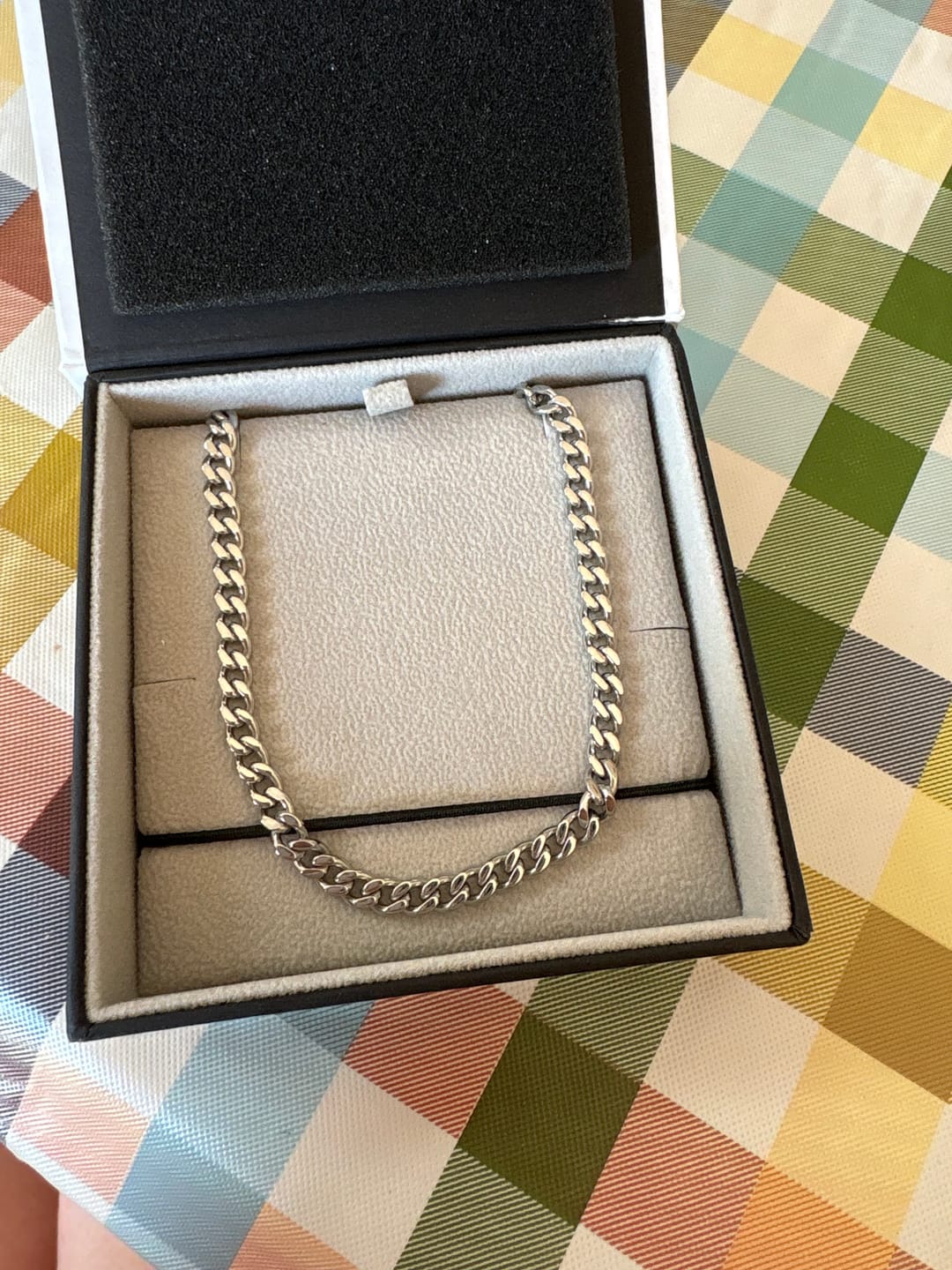 Customer photo review of 5mm Cuban Link Chain