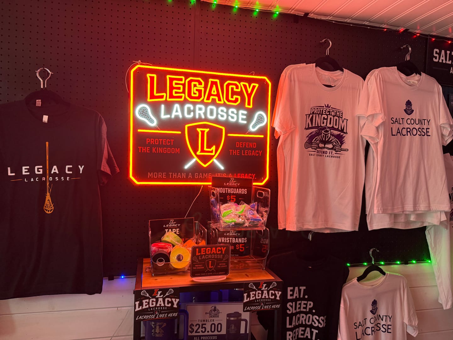Customer photo review of LEGACY LACROSSE | LED NEON SIGN