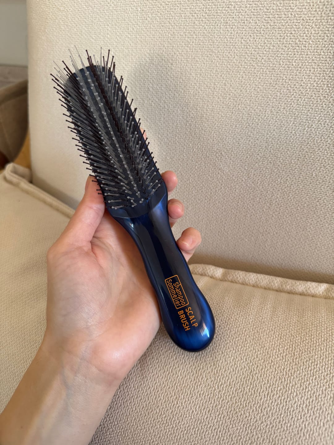 Customer photo review of Shampoo Sommelier Hair & Scalp Brush