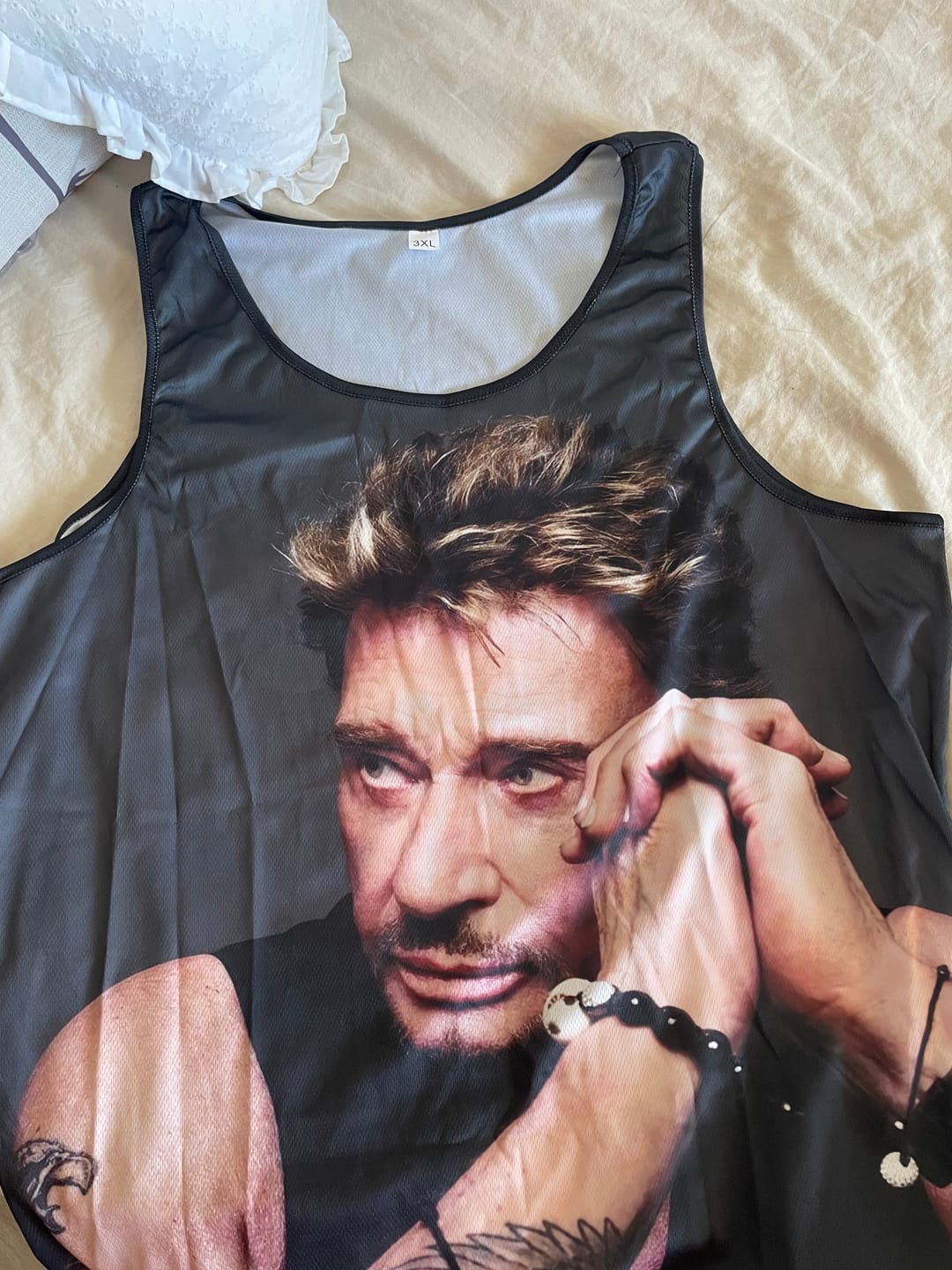 Customer photo review of Débardeur Johnny Hallyday modèle 6