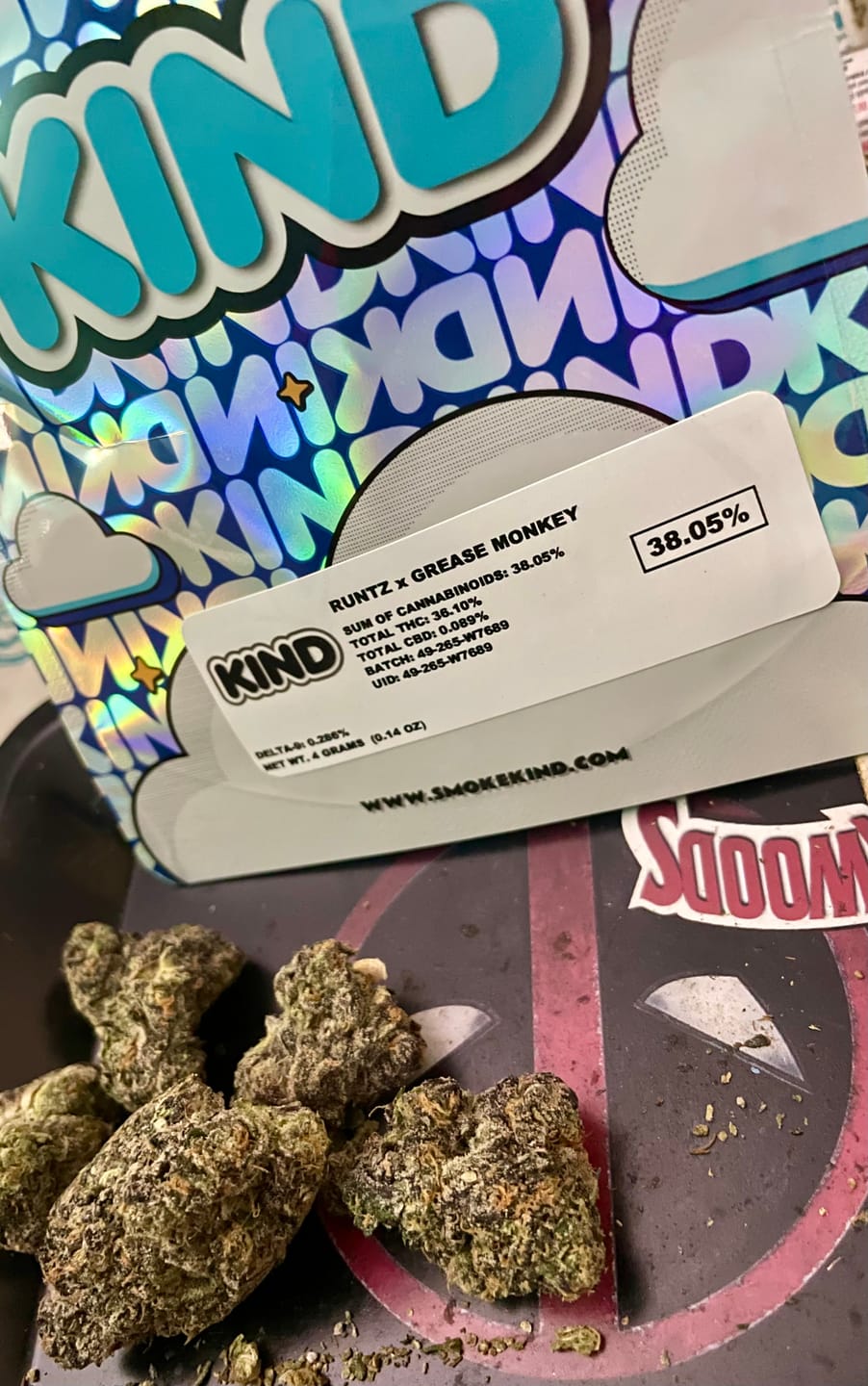 Customer photo review of Runtz x Grease Monkey - 4 Grams - Indica