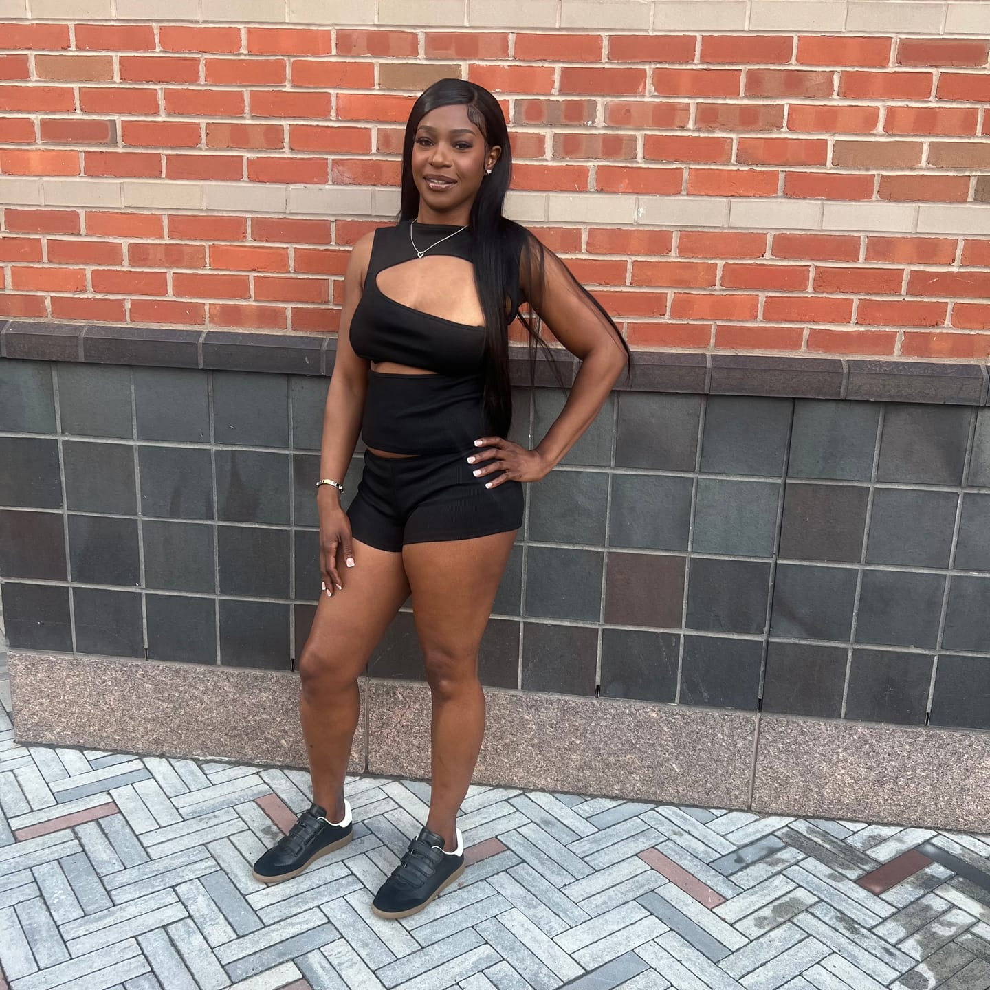 Customer photo review of Briana Set - Black (Restocking, Ships Tuesday)