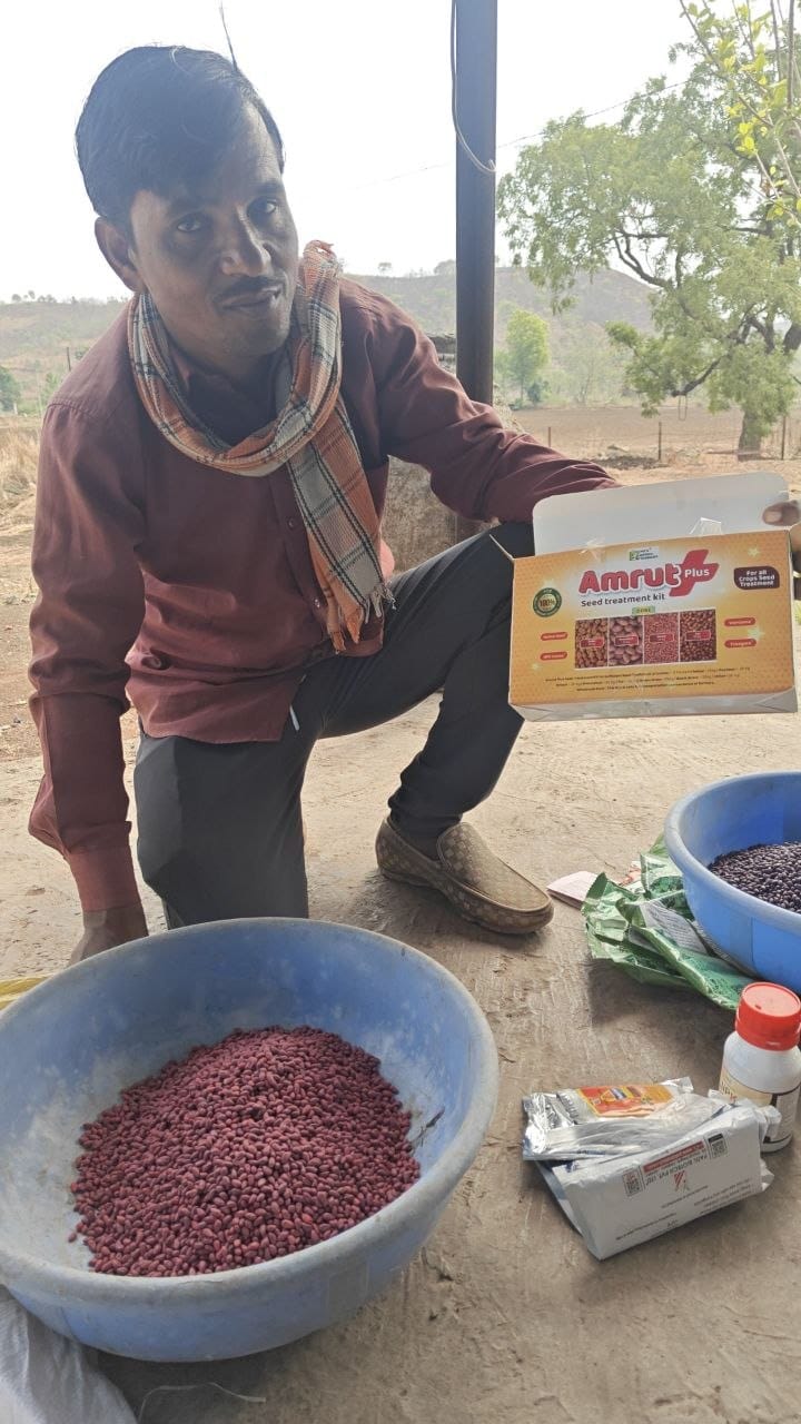 Customer photo review of Amrut Plus Seed Treatment Kit