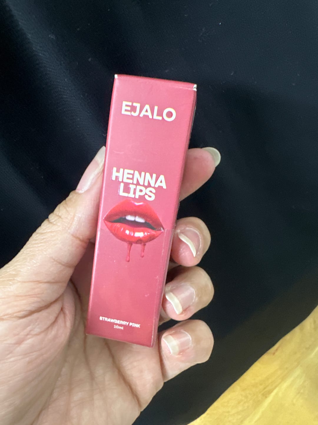 Customer photo review of Henna Pink Lips -10 ml