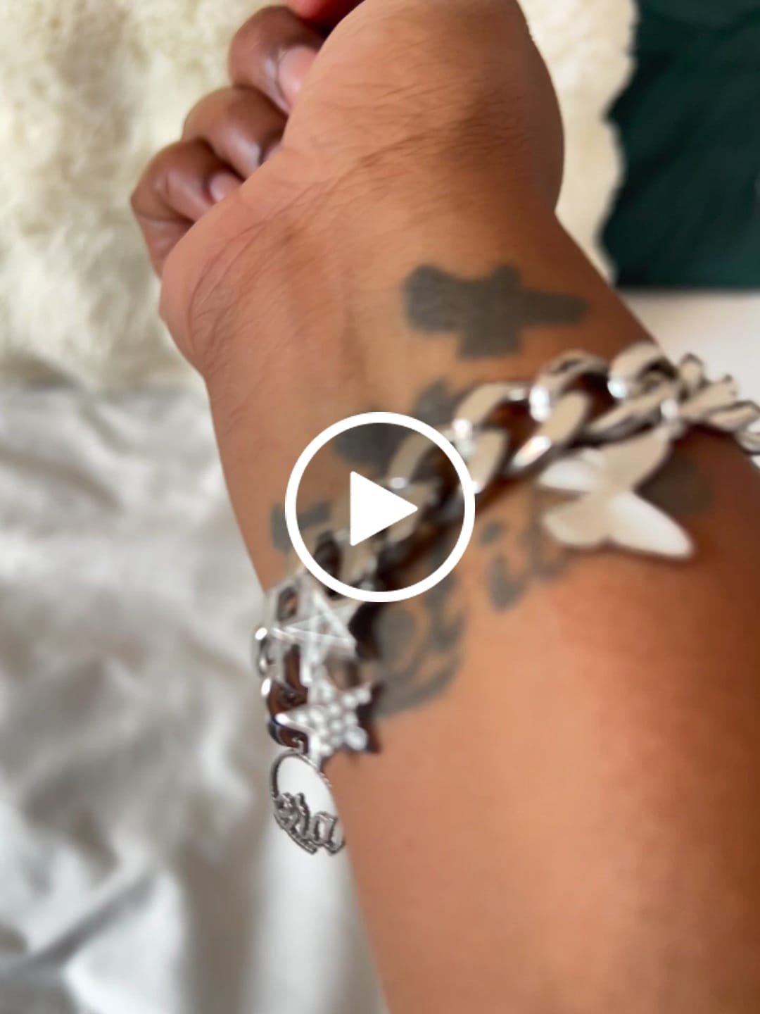 Customer video review of Silver Era Charm Bracelet