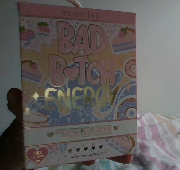 Customer photo review of Bad Bitch Energy Lip Conditioner & Lip Oil Duo
