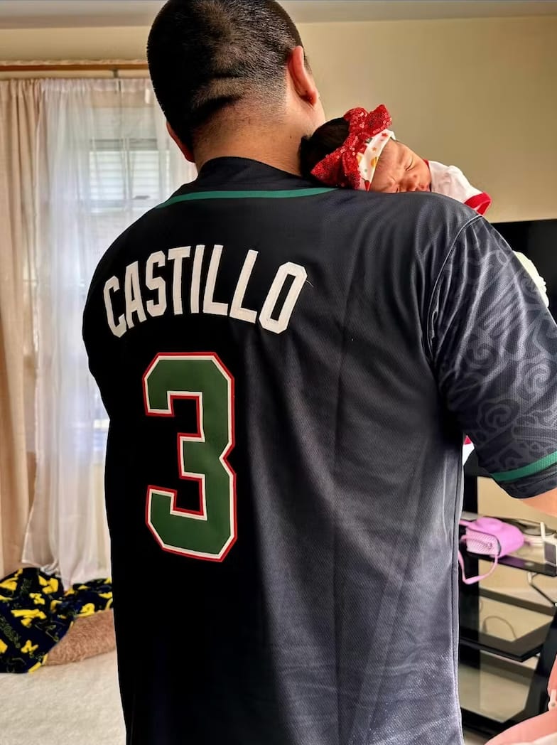 Customer photo review of Mexico Heritage Custom Baseball Jersey