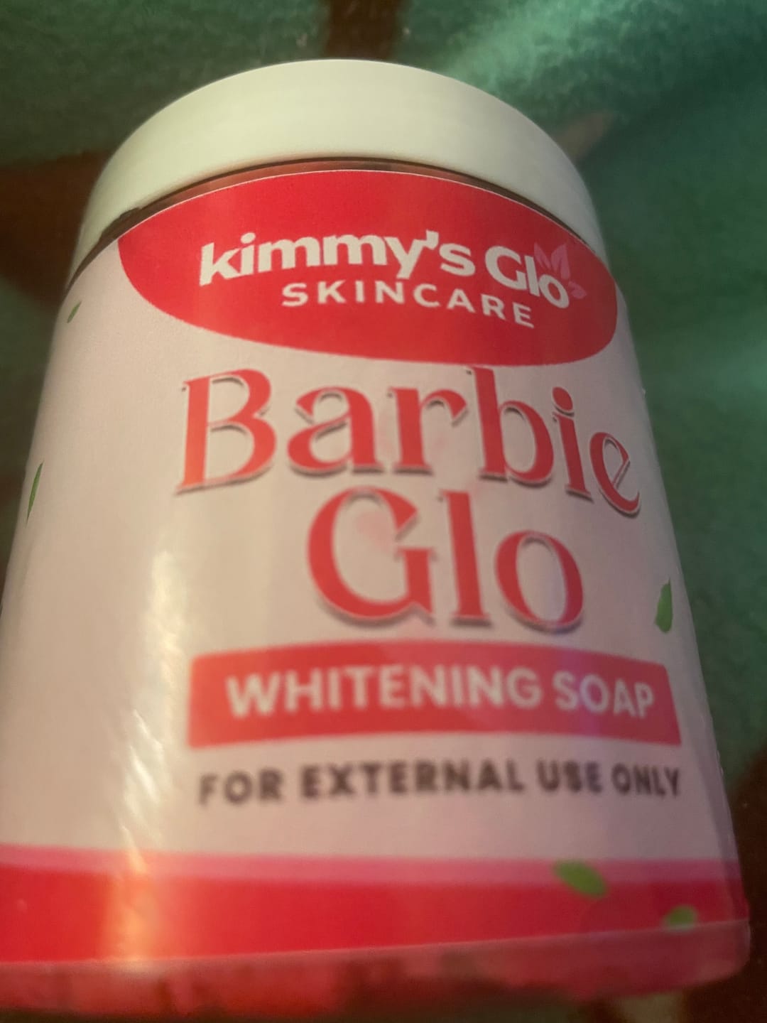 Customer photo review of Barbie GLO body lightening soap