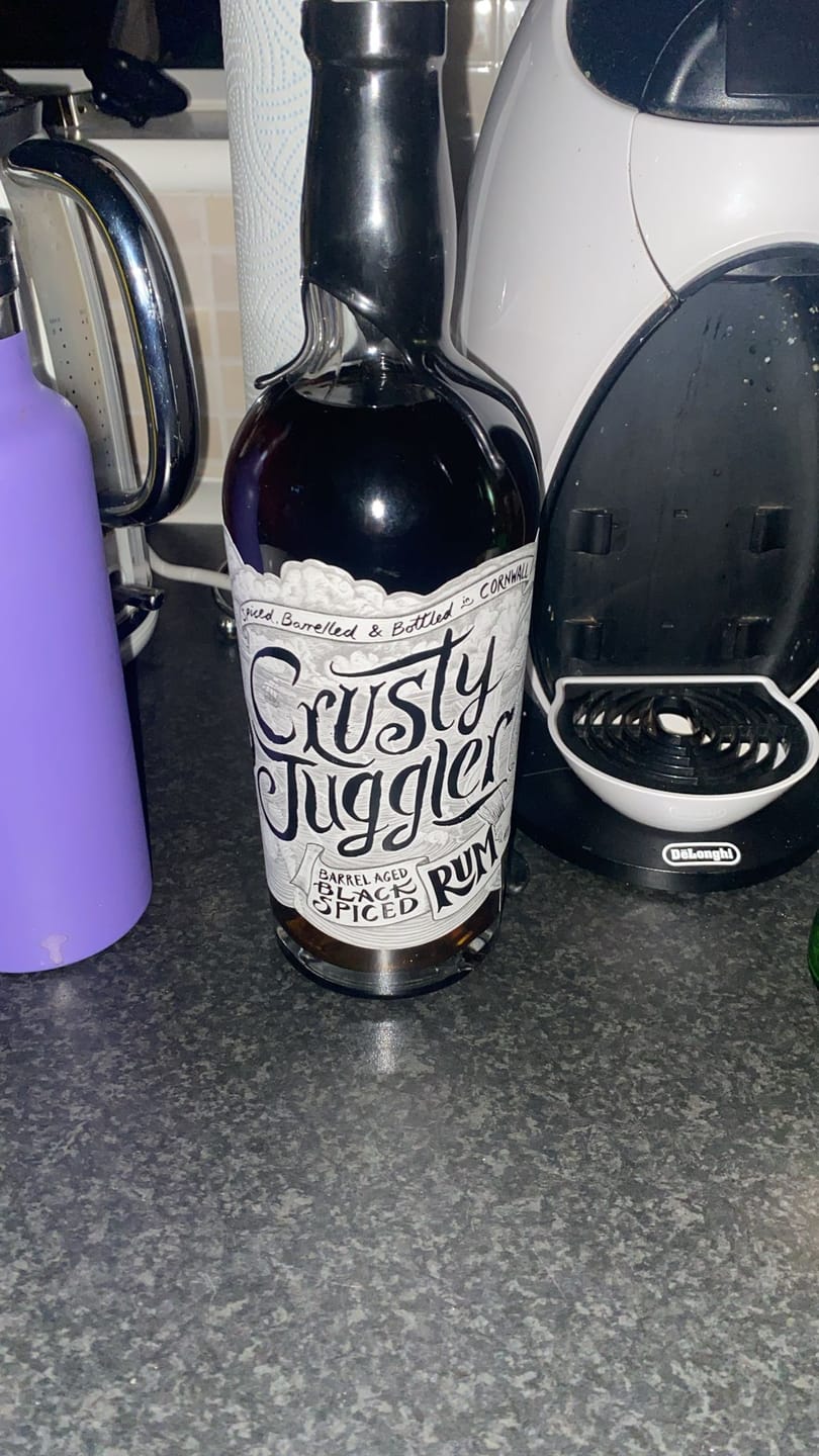 Customer photo review of Crusty Juggler Barrel Aged Black Spiced Rum
