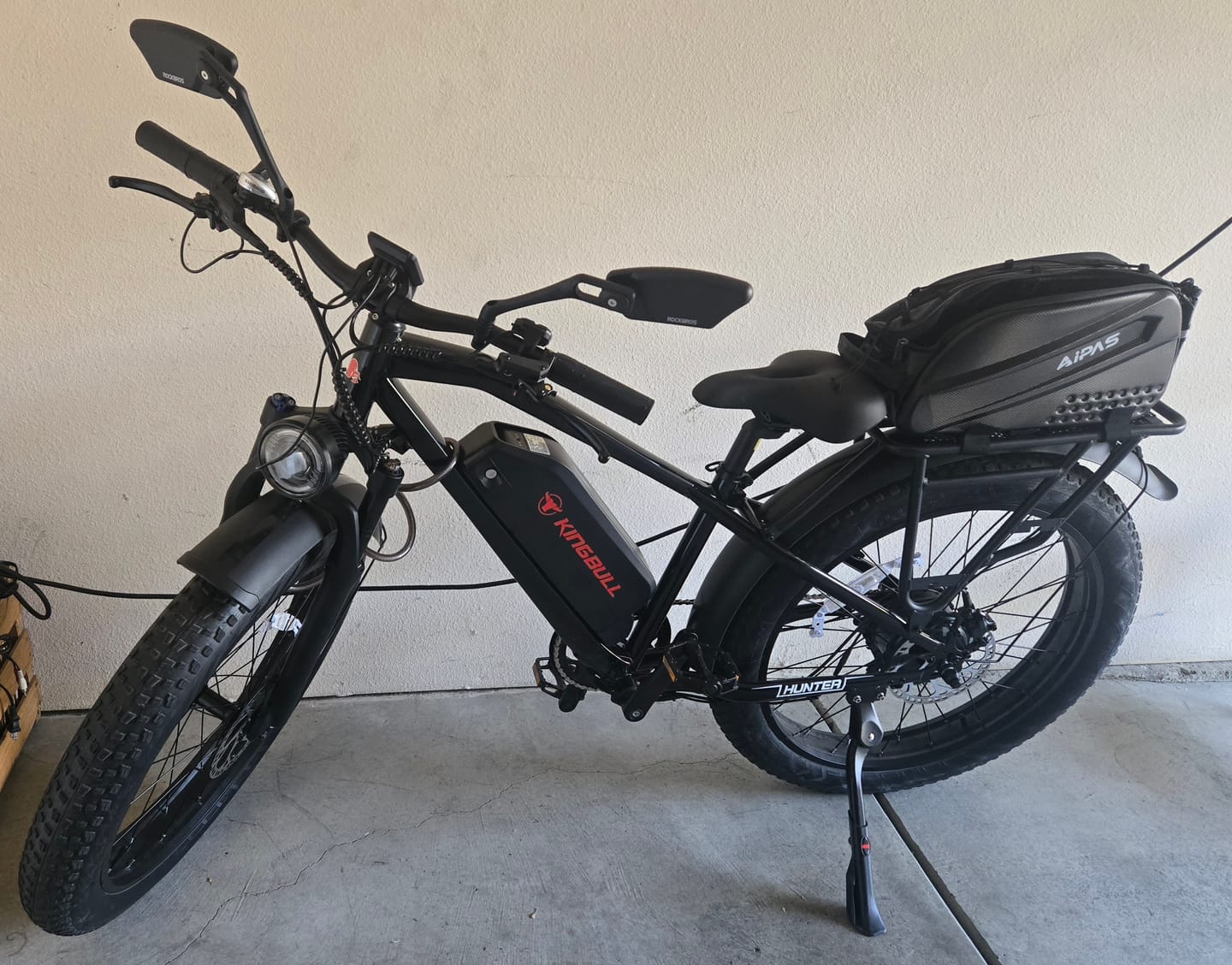 Customer photo review of Adjustable Bike Handlebar Mirror