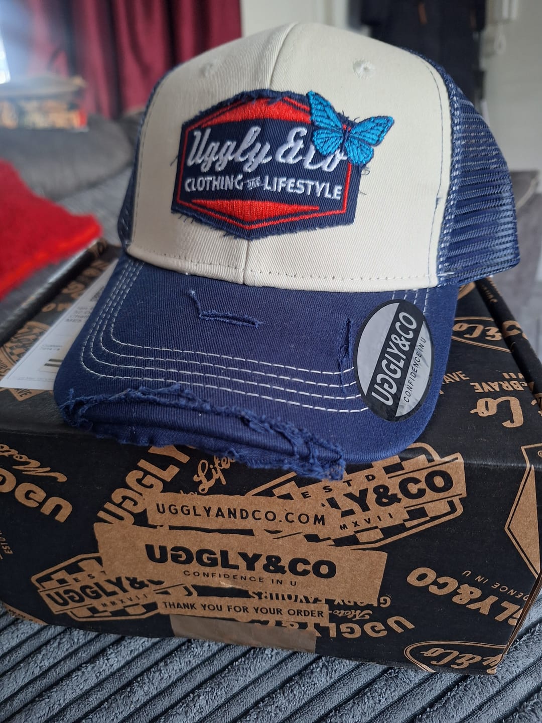 Customer photo review of Sylvain Guintoli x Diamond Charity Cap – 100% Donation