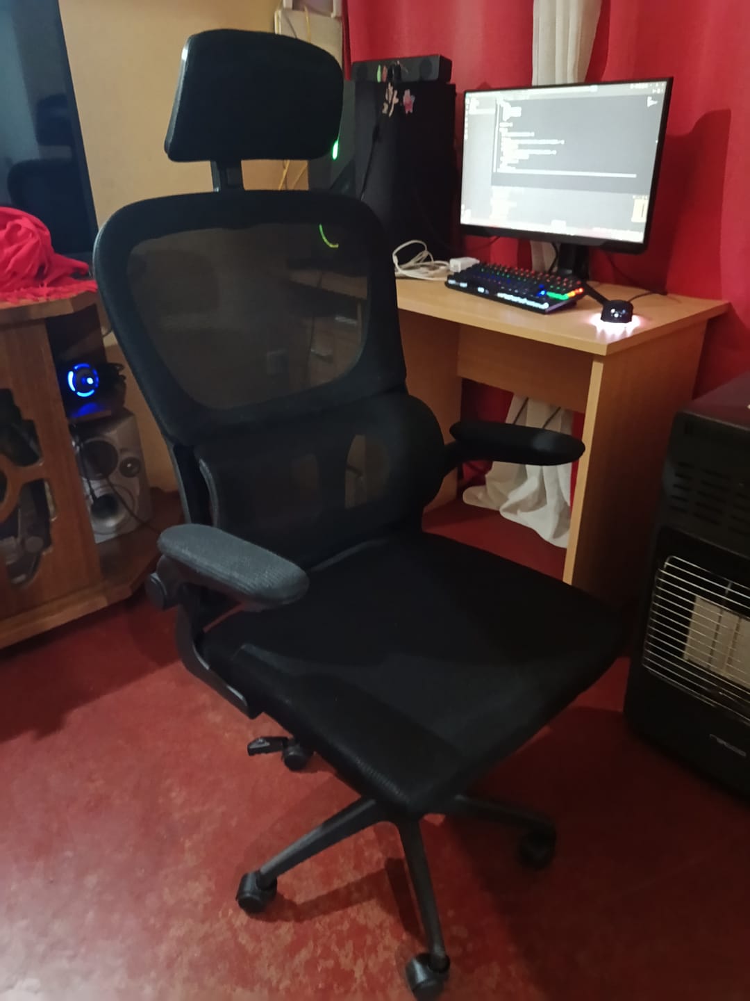 Customer photo review of Silla Oficina Ergonómica Reclinable Soporte Lumbar