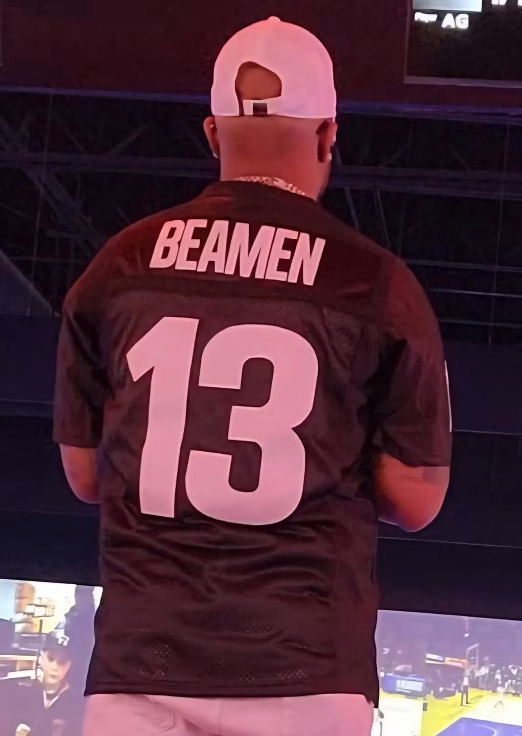 Customer photo review of Willie Beaman Miami Sharks Football Jersey