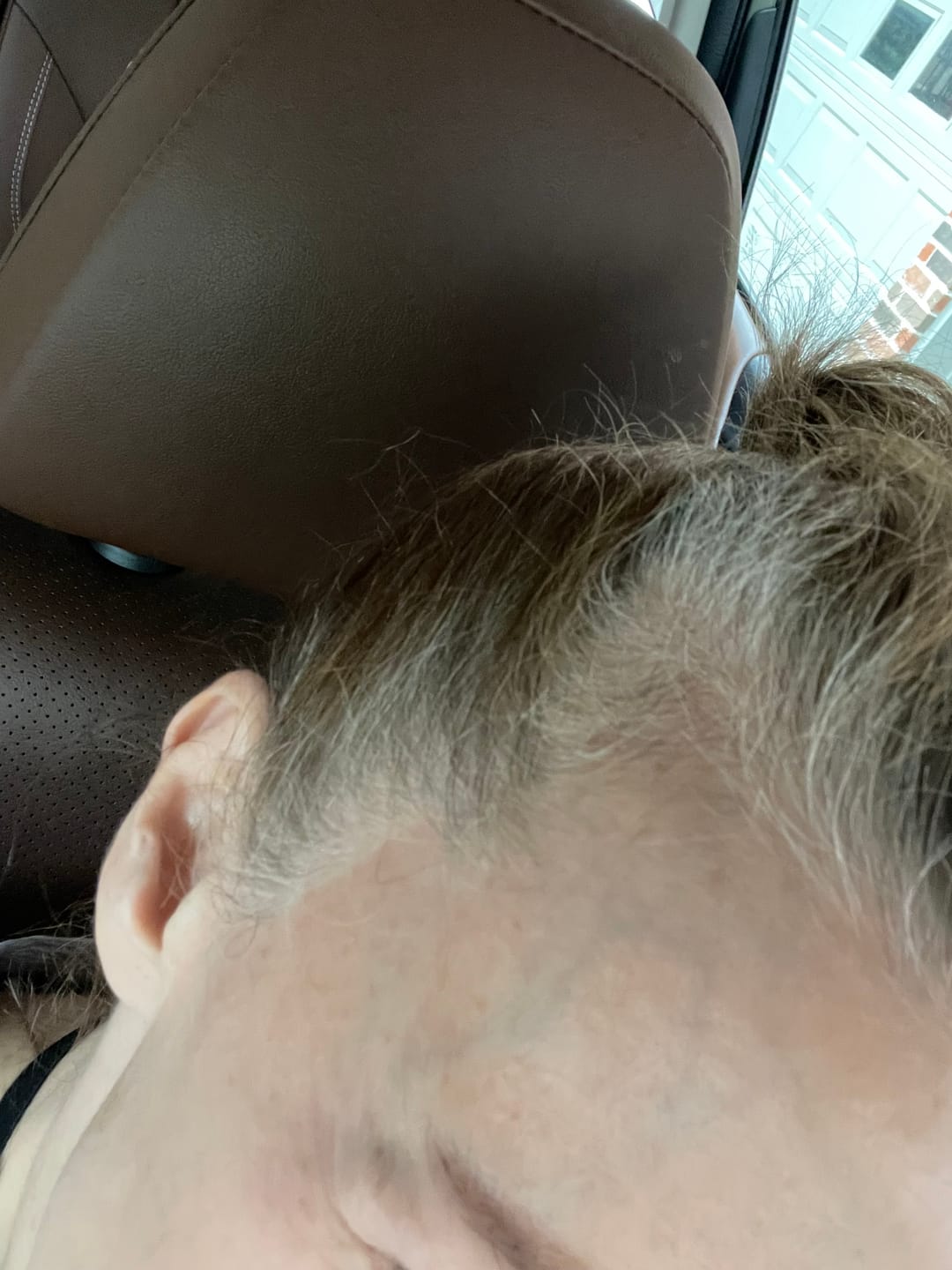 Customer photo review of Instant Dye Shampoo