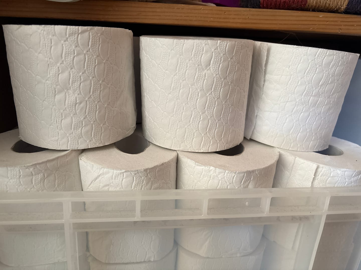 Customer photo review of 100% Recycled Toilet Paper