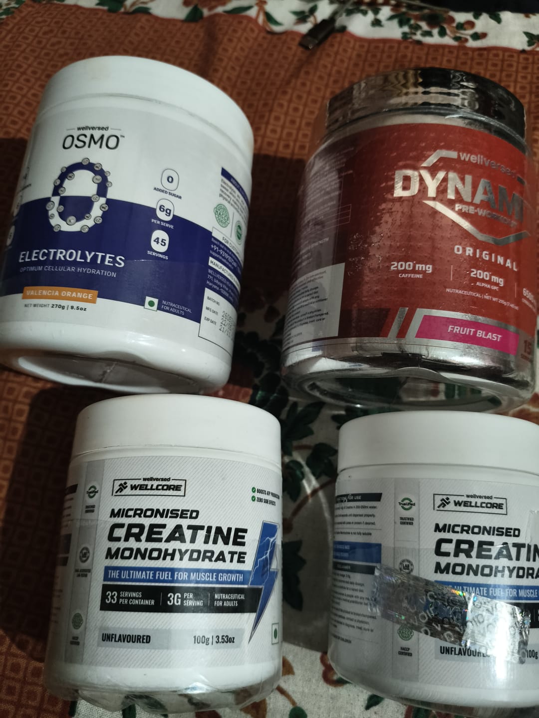 Customer photo review of OSMO - Electrolyte Hydration Blend (Advanced Salts + Taurine & Vitamins) | Unflavoured (189g, 45 servings)