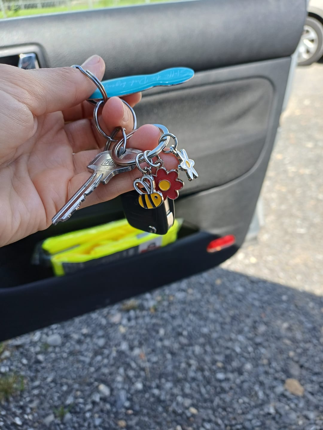 Customer photo review of Emaille Anhänger - Wildblumen