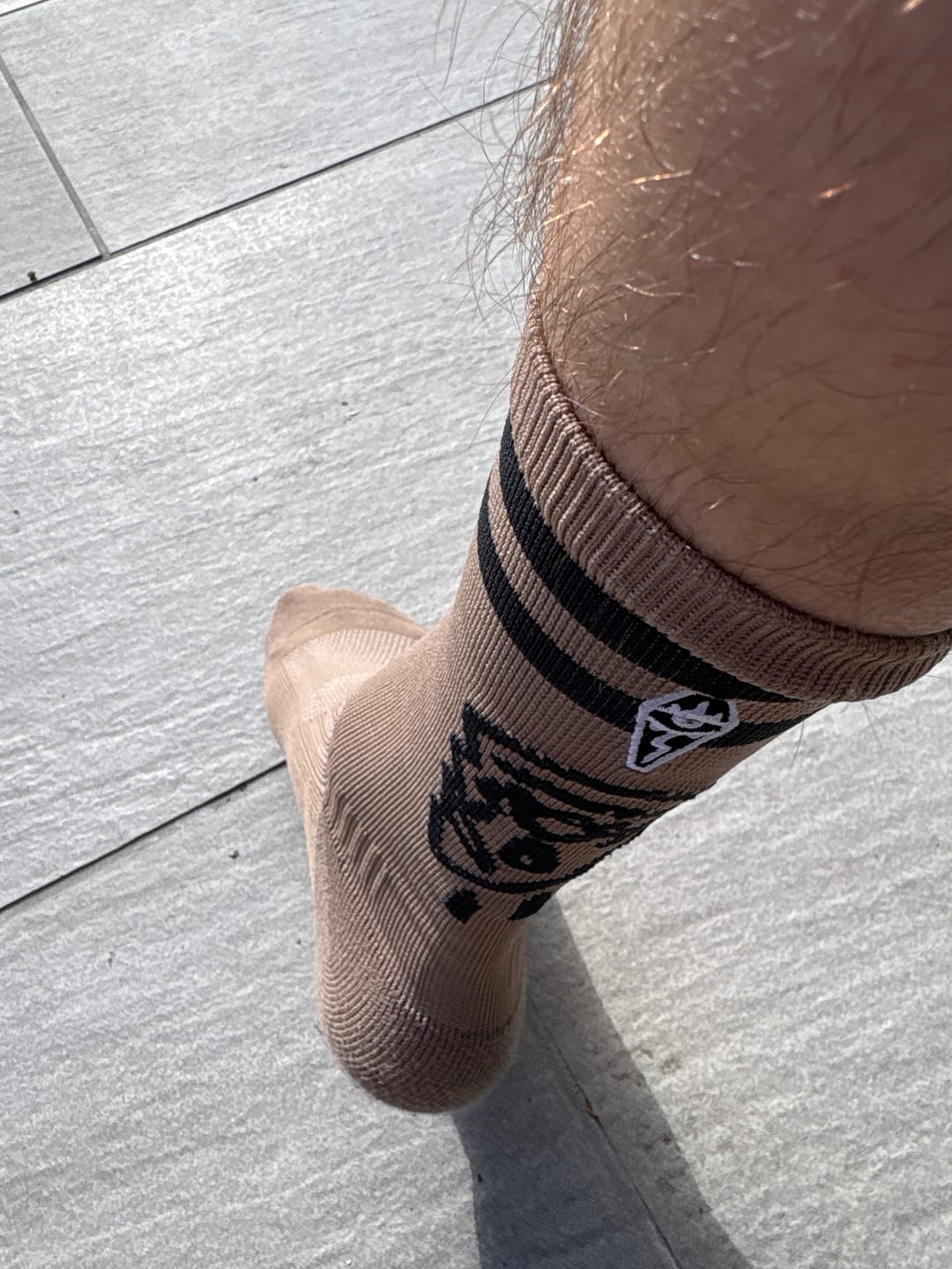 Customer photo review of Lucky Dip | Compression Shred Socks