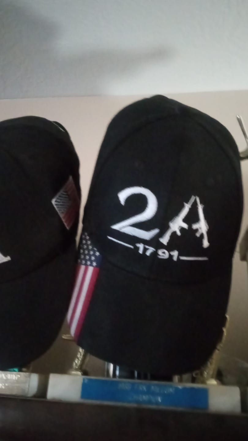 Customer photo review of 2nd Amendment 2A Limited Edition Black Embroidered Hat