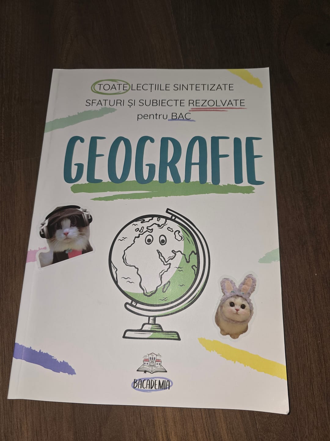 Customer photo review of Carte Geografie Bacalaureat Bacademia