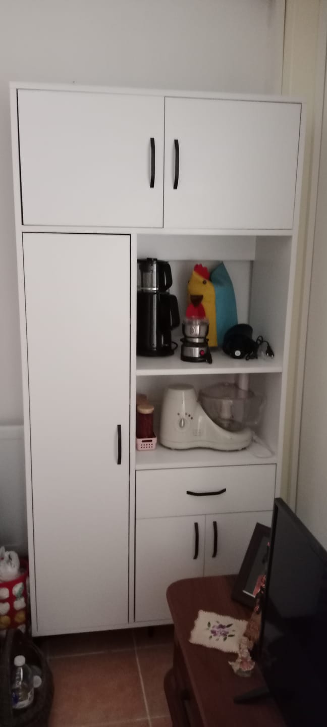 Customer photo review of Rani JE165 Çok Amaçlı Dolap 5 Kapaklı 1 Çekmeceli Kiler Mutfak Dolabı Beyaz